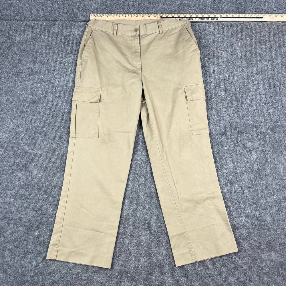 Edwards Pants Mens Size 14 XL  Beige‎ Cargo Work Uniform Straight Casual